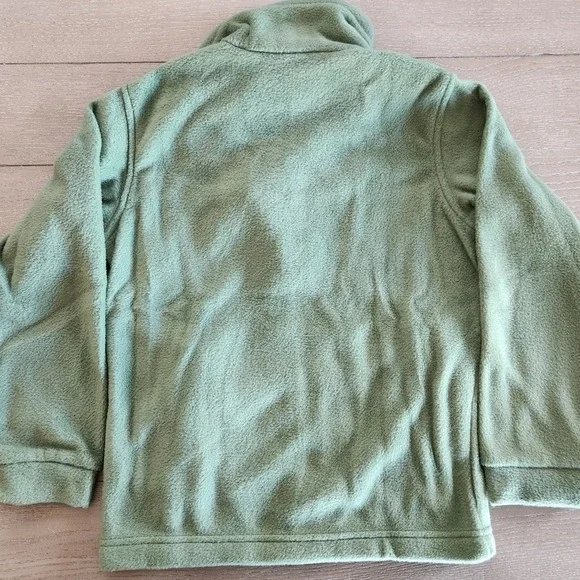 Columbia Steens Mt II Fleece Jacket Youth XS Pine Green Full Zip Outdoor NWT - Picture 2 of 9